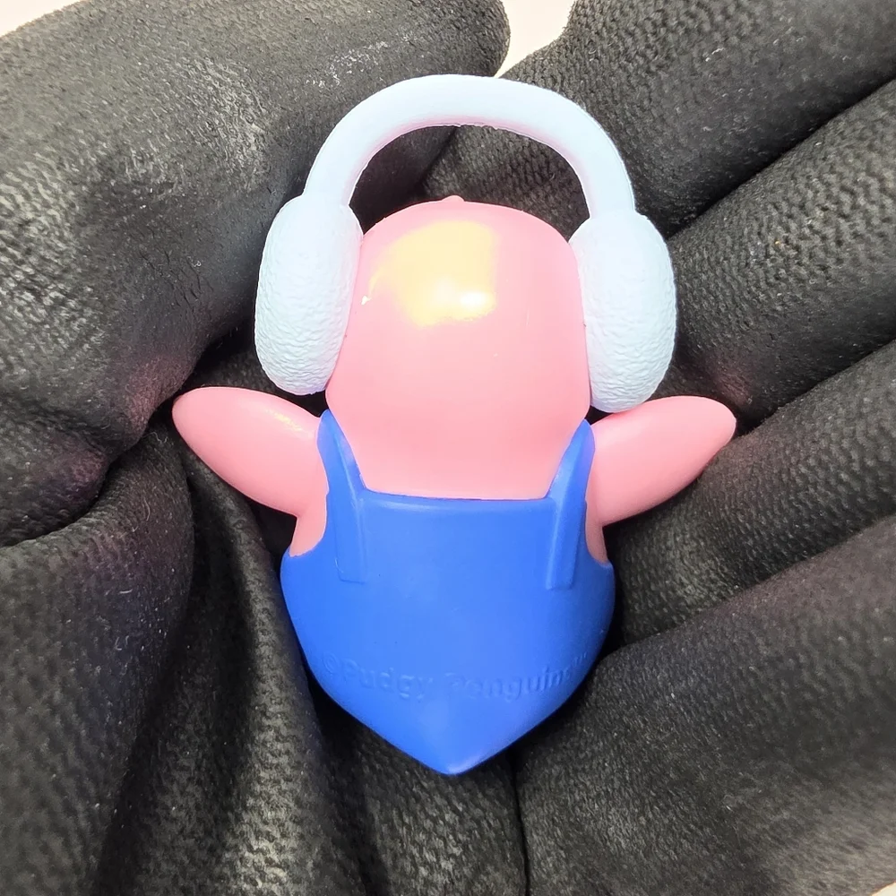 Pudgy Penguin Blue Overalls Ear Muffs Toy Figure